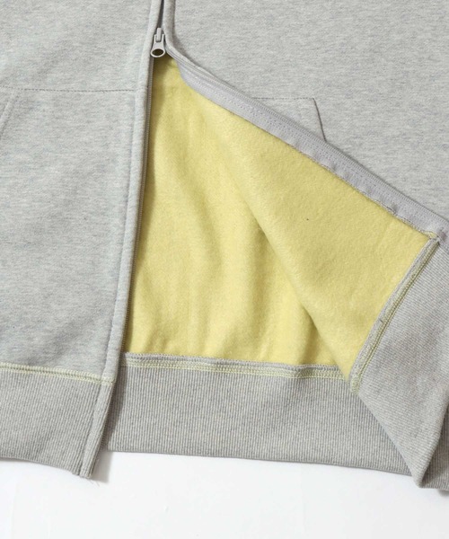 SITRY(シトリー)の「Logo Applique Color Scheme Sweat Zip Hoodie/オーバーサイズ アップリケ 裏起毛 配色 スウェット ジップパーカー フーディー レディース メンズ(パーカー・メンズ・ブラック/グレー/ネイビー・L/M)」の14枚目の写真