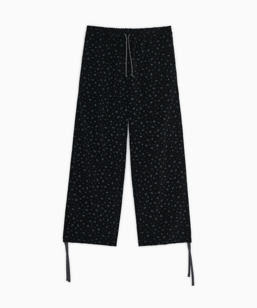 OHESHIO(オヘシオ)の「フローラルコーデュロイバンディングパンツ ブラック(その他パンツ・レディース・その他・SMALL)」の7枚目の写真