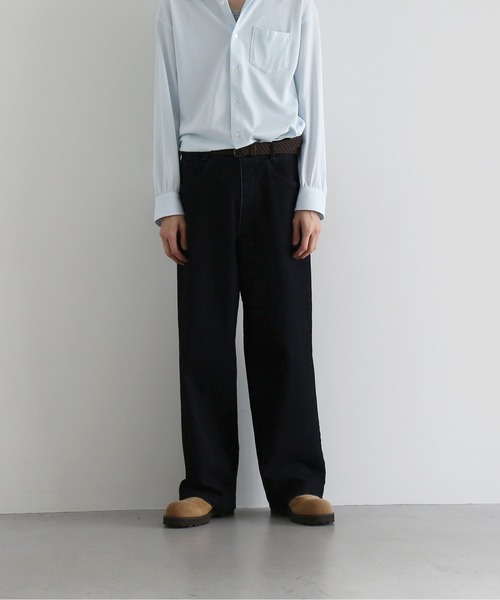 VOAAOV(ヴォアーブ)の「VOAAOV Flocky denim pant(デニムパンツ・メンズ・オリーブ/ブラウン/レッド/ブラック・1)」の2枚目の写真