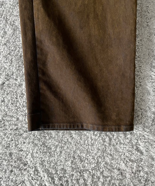VOAAOV(ヴォアーブ)の「VOAAOV Flocky denim pant(デニムパンツ・メンズ・オリーブ/ブラウン/レッド/ブラック・1)」の8枚目の写真