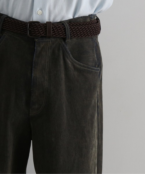 VOAAOV(ヴォアーブ)の「VOAAOV Flocky denim pant(デニムパンツ・メンズ・オリーブ/ブラウン/レッド/ブラック・1)」の21枚目の写真