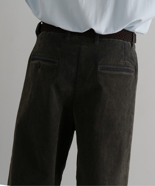 VOAAOV(ヴォアーブ)の「VOAAOV Flocky denim pant(デニムパンツ・メンズ・オリーブ/ブラウン/レッド/ブラック・1)」の22枚目の写真
