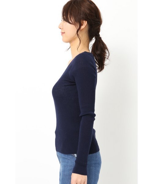 LIMITLESS LUXURY（リミットレスラグジュアリー）の「リブワイドプルオーバー◆（ニット/セーター・レディース・ホワイト/レッド/ネイビー/ブラック・FREE）」の14枚目の写真