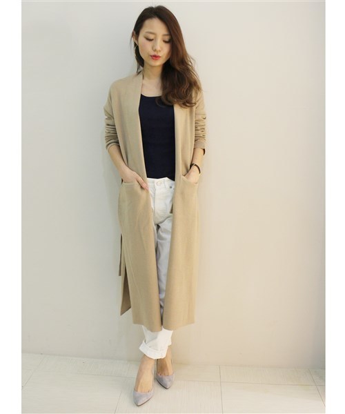 LIMITLESS LUXURY（リミットレスラグジュアリー）の「リブワイドプルオーバー◆（ニット/セーター・レディース・ホワイト/レッド/ネイビー/ブラック・FREE）」の19枚目の写真