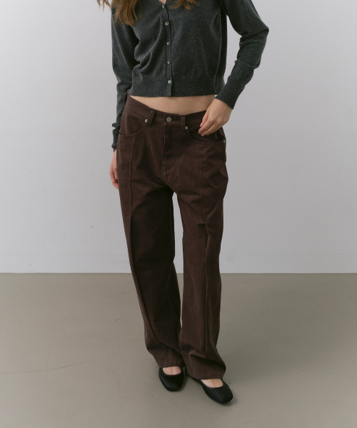 CACELE（カッセル）の「パネルポケットコットンパンツ、ブラウン（その他パンツ・レディース・その他・SMALL/MEDIUM）」の2枚目の写真