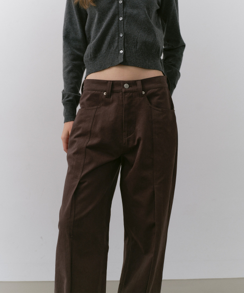 CACELE（カッセル）の「パネルポケットコットンパンツ、ブラウン（その他パンツ・レディース・その他・SMALL/MEDIUM）」の5枚目の写真