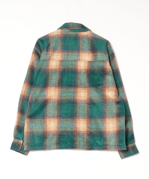 ONE DAY KMC （ワンデイケーエムシー）の「BEVERLY HILLS POLO CLUB / シャギーチェックシャツＣＰＯシャツ(BHPC) / 6422-3142（シャツ/ブラウス・メンズ・ブラウン/ブルー/カーキ/ブラック・X-LARGE/MEDIUM/LARGE）」の5枚目の写真