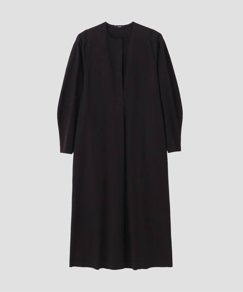 YLEVE(イレーヴ)の「YLEVE / OMI BLEACHED COTTON TWILL ONE PIECE(ワンピース・レディース・ベージュ/ブラック・1/0)」の4枚目の写真