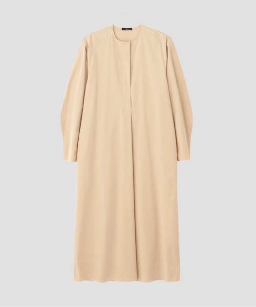 YLEVE(イレーヴ)の「YLEVE / OMI BLEACHED COTTON TWILL ONE PIECE(ワンピース・レディース・ベージュ/ブラック・1/0)」の15枚目の写真