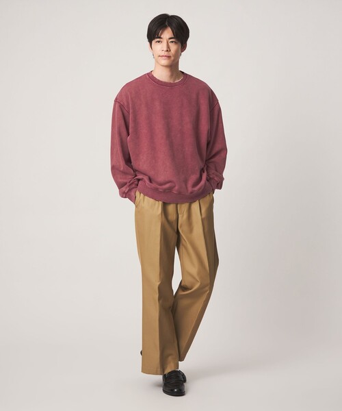 SCREEN STARS（スクリーンスターズ）の「【別注】＜SCREEN STARS＞AGED フェード クルーネック 長袖 スウェット（スウェット・メンズ・ブラック/ケリーグリーン/レッド・M/L）」の4枚目の写真