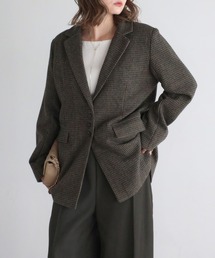 SMOKE FLOWER SCARF JACKET（テーラードジャケット）｜Ameri（アメリ
