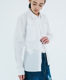 soduk（スドーク）の「(Flower)back tie shirt / フラワーバックタイシャツ（Tシャツ/カットソー）」