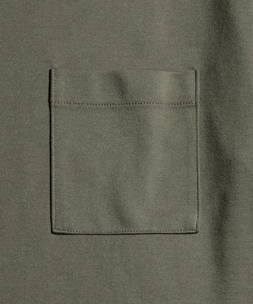 MONKEY TIME（モンキータイム）の「＜monkey time＞ ∴ TC ボンディング 1ポケット ハーフスリーブ Tシャツ◆（Tシャツ/カットソー・メンズ・ホワイト/ブラック/グレー/オリーブ/ダークグレー/ベージュ・X-LARGE/SMALL/MEDIUM/LARGE）」の12枚目の写真