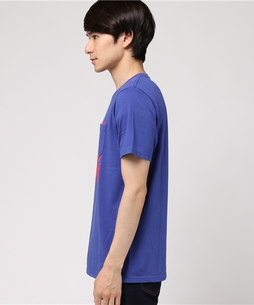 HYSTERIC GLAMOUR（ヒステリックグラマー）の「ROCK MAGAZINE pt ポケ付T-SH（Tシャツ/カットソー・メンズ・ブルー/ブラック/レッド・MEDIUM/LARGE/X-LARGE/SMALL）」の12枚目の写真