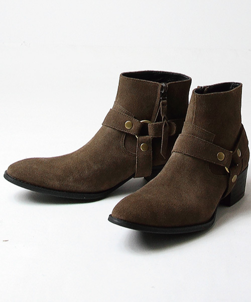 希少！JACKROSE×Luv maison スウェードサイドジップリングブーツ