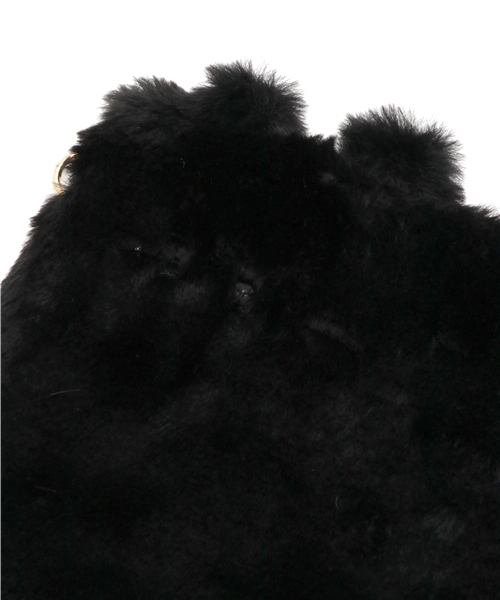 Heather（ヘザー）の「チェーンツキネコポーチ  733644（ショルダーバッグ・レディース・ホワイト/ブラック/ブラウン系その他・ONE SIZE）」の6枚目の写真