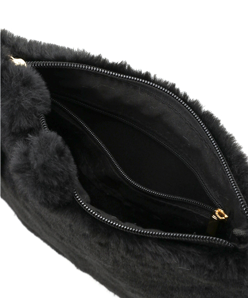 Heather（ヘザー）の「チェーンツキネコポーチ  733644（ショルダーバッグ・レディース・ホワイト/ブラック/ブラウン系その他・ONE SIZE）」の8枚目の写真