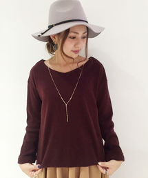 laboratory work | ネックレス付きバルフィースムースプルオーバー(Tシャツ/カットソー)