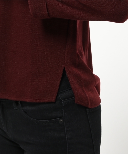 laboratory work（ラボラトリーワーク）の「ネックレス付きバルフィースムースプルオーバー（Tシャツ/カットソー・レディース・パープル/ピンク/ボルドー・MEDIUM）」の9枚目の写真