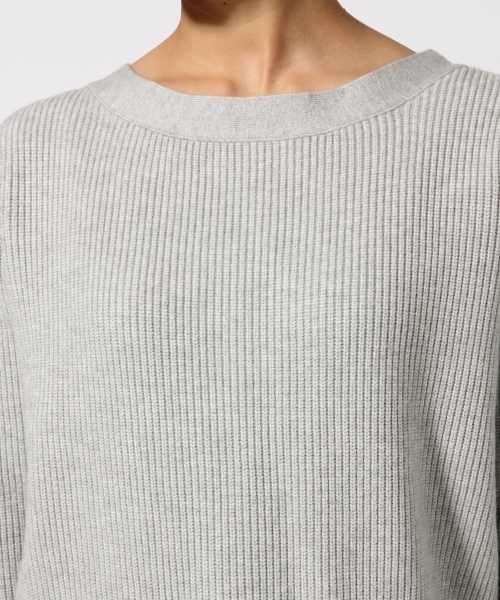 GLOBAL WORK(グローバルワーク)の「7ゲージ2WAYバックリボンプルオーバー/740908(ニット/セーター・レディース・ネイビー/ベージュ/グリーン系その他/ライトグレー・LARGE/MEDIUM)」の17枚目の写真