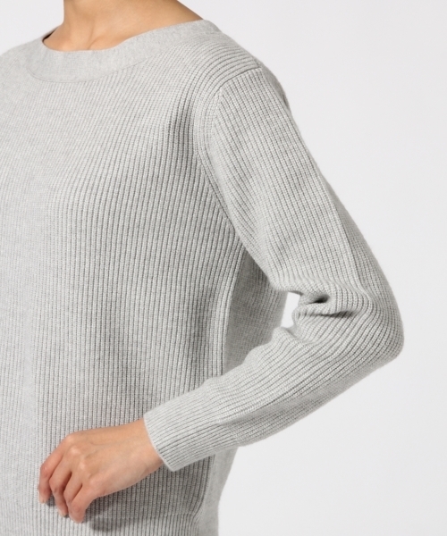 GLOBAL WORK(グローバルワーク)の「7ゲージ2WAYバックリボンプルオーバー/740908(ニット/セーター・レディース・ネイビー/ベージュ/グリーン系その他/ライトグレー・LARGE/MEDIUM)」の18枚目の写真