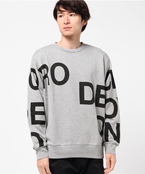 RODEO CROWNS WIDE BOWL（ロデオクラウンズワイドボウル）の「メンズ ランダムLOGO スウェット（Tシャツ/カットソー・メンズ・ブルー/トップグレー/ブラック・LARGE/MEDIUM/X-LARGE）」の12枚目の写真