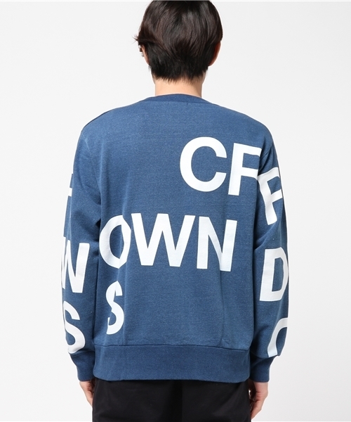 RODEO CROWNS WIDE BOWL（ロデオクラウンズワイドボウル）の「メンズ ランダムLOGO スウェット（Tシャツ/カットソー・メンズ・ブルー/トップグレー/ブラック・LARGE/MEDIUM/X-LARGE）」の8枚目の写真