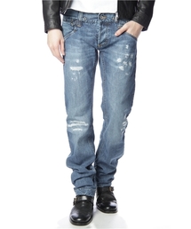 ESTNATION | DOLCE&GABBANA 刺繍デストロイデニム(デニムパンツ)