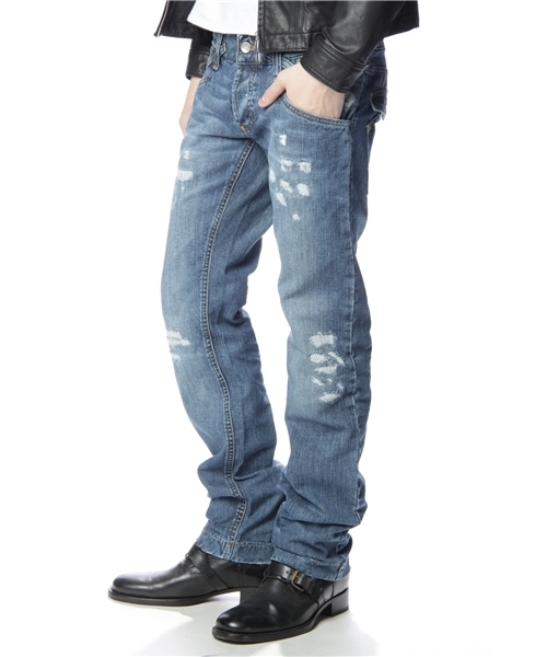 ESTNATION（エストネーション）の「DOLCE&GABBANA 刺繍デストロイデニム（デニムパンツ・メンズ・インディゴブルー・44/48/52）」の2枚目の写真