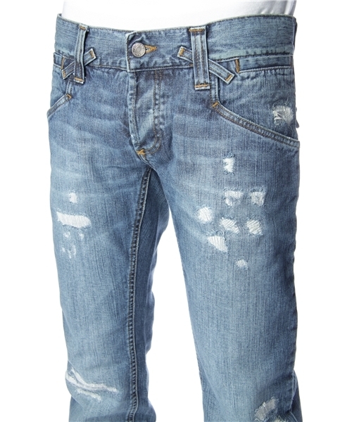 ESTNATION（エストネーション）の「DOLCE&GABBANA 刺繍デストロイデニム（デニムパンツ・メンズ・インディゴブルー・44/48/52）」の4枚目の写真