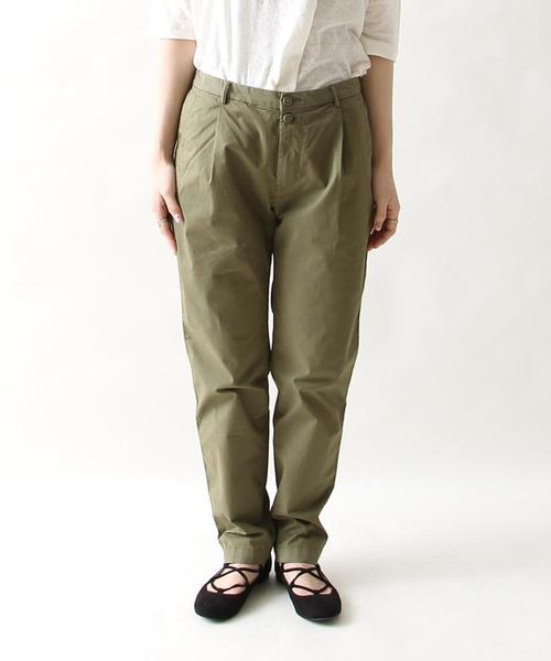 coen（コーエン）の「ストレッチチノパンツ（チノパンツ・レディース・ベージュ/オリーブ/ネイビー/ピンク・LARGE/MEDIUM/SMALL）」の13枚目の写真