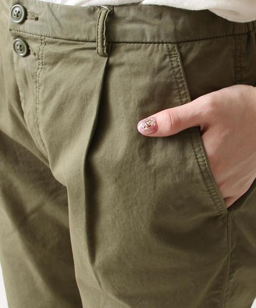coen（コーエン）の「ストレッチチノパンツ（チノパンツ・レディース・ベージュ/オリーブ/ネイビー/ピンク・LARGE/MEDIUM/SMALL）」の16枚目の写真