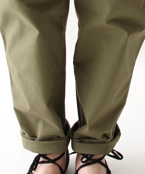 coen（コーエン）の「ストレッチチノパンツ（チノパンツ・レディース・ベージュ/オリーブ/ネイビー/ピンク・LARGE/MEDIUM/SMALL）」の7枚目の写真