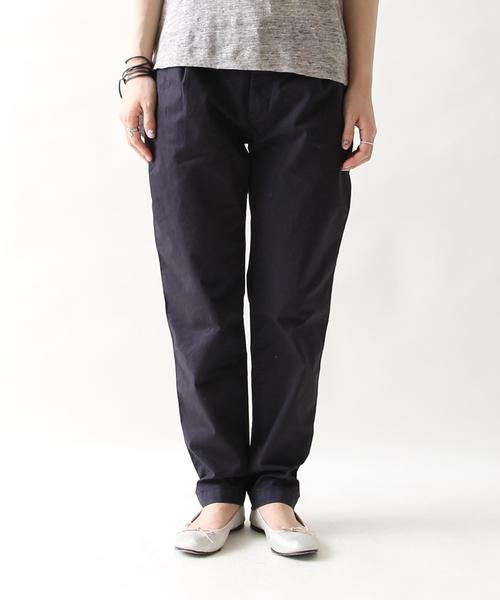 coen（コーエン）の「ストレッチチノパンツ（チノパンツ・レディース・ベージュ/オリーブ/ネイビー/ピンク・LARGE/MEDIUM/SMALL）」の9枚目の写真