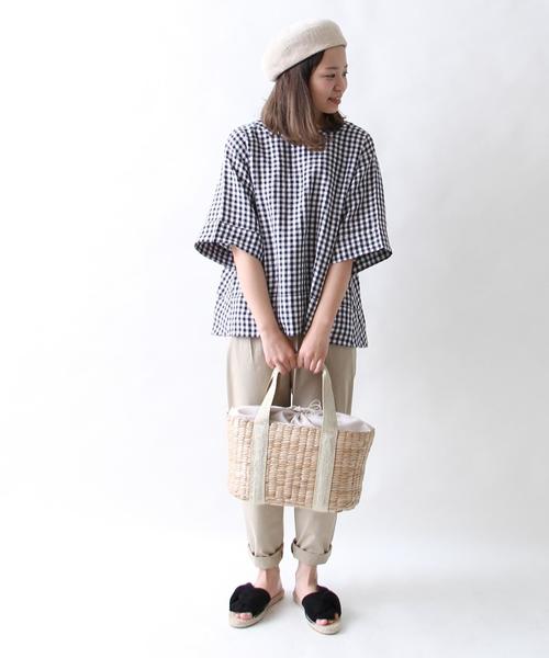 coen（コーエン）の「ストレッチチノパンツ（チノパンツ・レディース・ベージュ/オリーブ/ネイビー/ピンク・LARGE/MEDIUM/SMALL）」の11枚目の写真