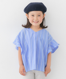 URBAN RESEARCH DOORS | ストライプフレアスリーブ(KIDS)(Tシャツ/カットソー)