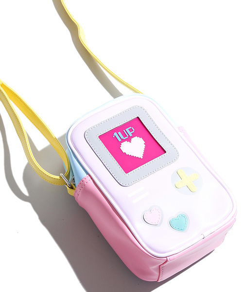 WEGO（ウィゴー）の「WEGO/GAMEミニショルダーバッグ（ショルダーバッグ・レディース・ピンク/シルバー/その他1/その他2・FREE）」の4枚目の写真