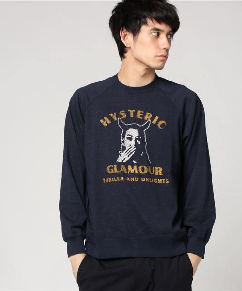 taboo様23AWヒステリックグラマー THE SHOCKING刺繍スウェット HYSTERIC GLAMOUR（ヒステリックグラマー）の「THE SHOCKING刺繍