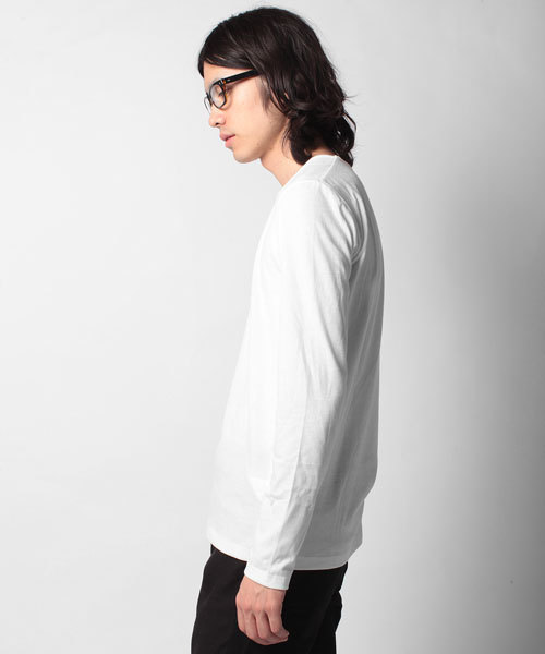 NANO universe（ナノユニバース）の「NANOTHERMO インナーTee L/S（Tシャツ/カットソー・メンズ・ホワイト/ブラック/グレー・SMALL/MEDIUM/LARGE）」の4枚目の写真