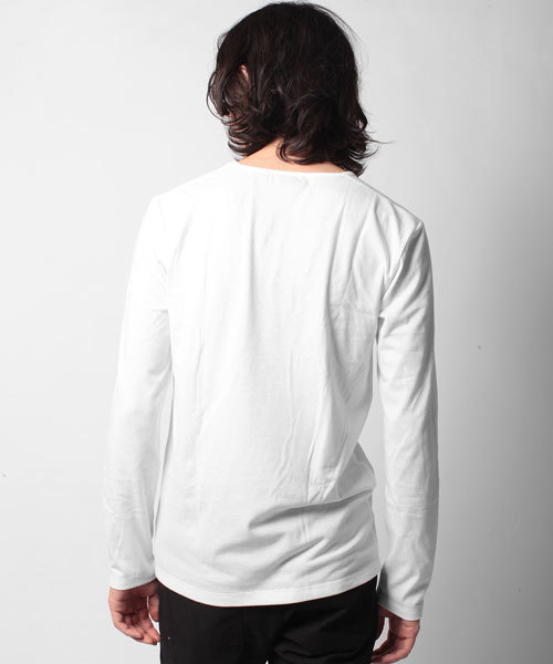 NANO universe（ナノユニバース）の「NANOTHERMO インナーTee L/S（Tシャツ/カットソー・メンズ・ホワイト/ブラック/グレー・SMALL/MEDIUM/LARGE）」の5枚目の写真