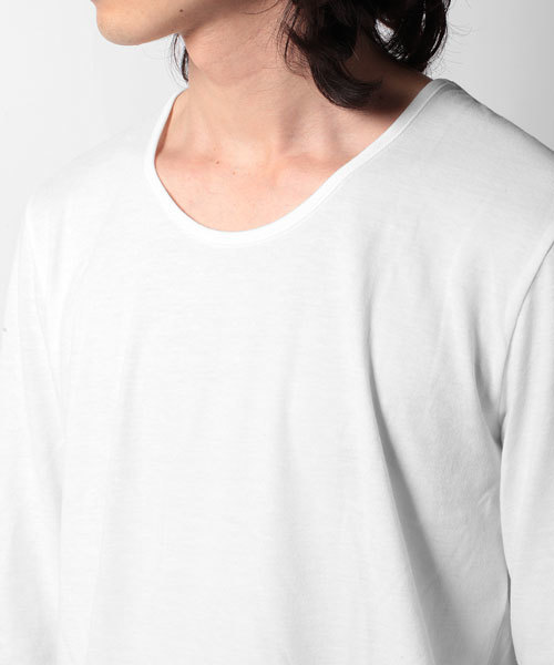 NANO universe（ナノユニバース）の「NANOTHERMO インナーTee L/S（Tシャツ/カットソー・メンズ・ホワイト/ブラック/グレー・SMALL/MEDIUM/LARGE）」の7枚目の写真
