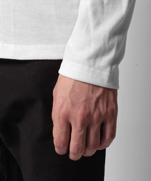 NANO universe（ナノユニバース）の「NANOTHERMO インナーTee L/S（Tシャツ/カットソー・メンズ・ホワイト/ブラック/グレー・SMALL/MEDIUM/LARGE）」の8枚目の写真