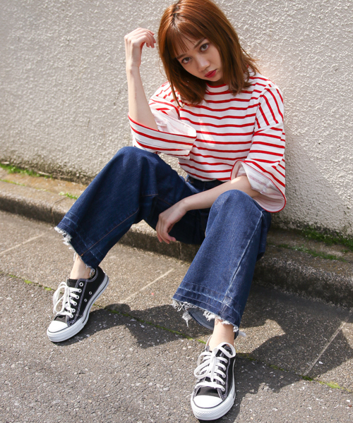 apres jour（アプレジュール）の「カラーサイドスリットトップス【ZOZOTOWN限定アイテム】（Tシャツ/カットソー・レディース・ホワイト/ピンク/イエロー/グリーン/その他・フリー）」の14枚目の写真