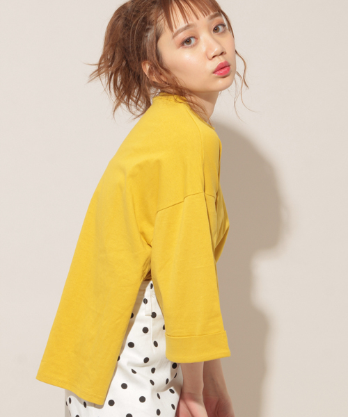 apres jour（アプレジュール）の「カラーサイドスリットトップス【ZOZOTOWN限定アイテム】（Tシャツ/カットソー・レディース・ホワイト/ピンク/イエロー/グリーン/その他・フリー）」の19枚目の写真