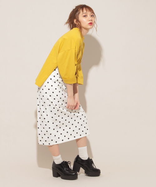 apres jour（アプレジュール）の「カラーサイドスリットトップス【ZOZOTOWN限定アイテム】（Tシャツ/カットソー・レディース・ホワイト/ピンク/イエロー/グリーン/その他・フリー）」の22枚目の写真