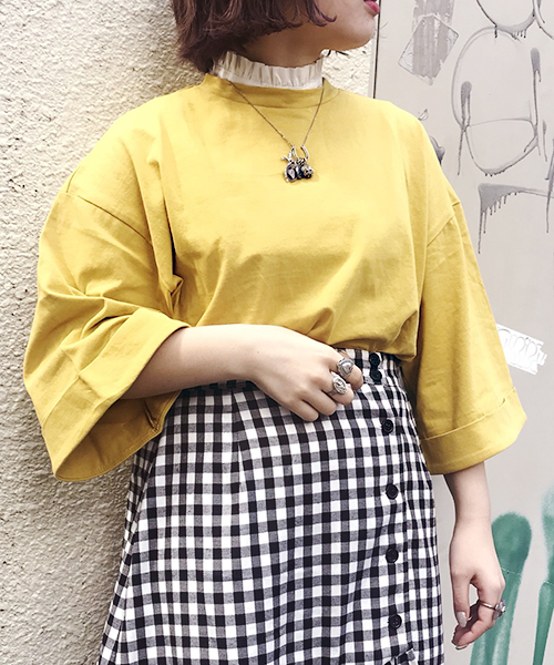 apres jour（アプレジュール）の「カラーサイドスリットトップス【ZOZOTOWN限定アイテム】（Tシャツ/カットソー・レディース・ホワイト/ピンク/イエロー/グリーン/その他・フリー）」の20枚目の写真