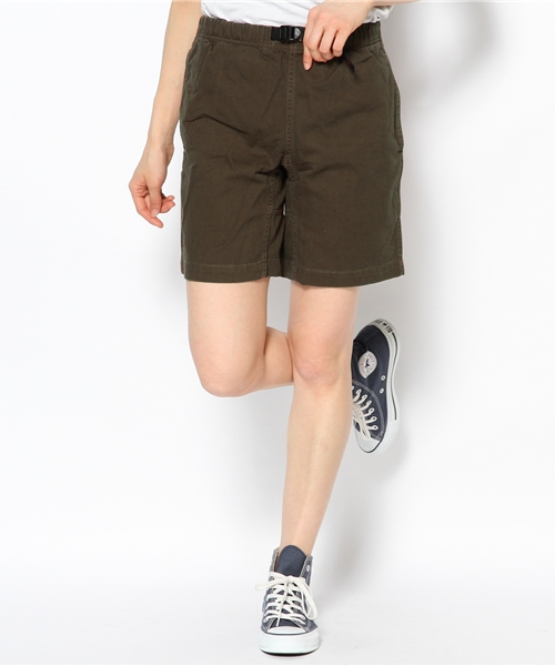 CIAOPANIC（チャオパニック）の「【GRAMICCI】クライミングSHORT PANTS(LADIES')（チノパンツ・レディース・ローズ/パープル/ネイビー/オリーブ/マスタード/ワインレッド/ブラウン/グレー/ブラック/カーキ・MEDIUM/SMALL）」の4枚目の写真