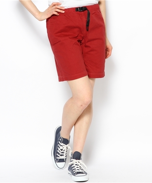 CIAOPANIC（チャオパニック）の「【GRAMICCI】クライミングSHORT PANTS(LADIES')（チノパンツ・レディース・ローズ/パープル/ネイビー/オリーブ/マスタード/ワインレッド/ブラウン/グレー/ブラック/カーキ・MEDIUM/SMALL）」の9枚目の写真