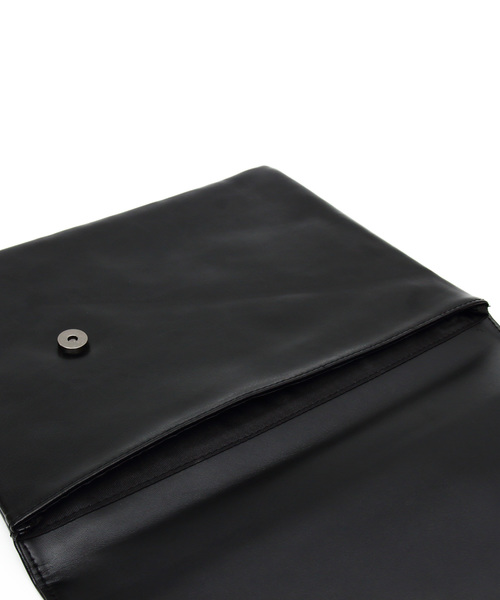 ８(eight)（エイト）の「シンプル クラッチバッグ 本革 レザー（クラッチバッグ・メンズ・ブラック/ダークブラウン/キャメル・FREE）」の16枚目の写真