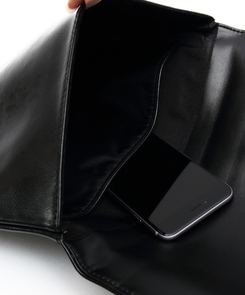 ８(eight)（エイト）の「シンプル クラッチバッグ 本革 レザー（クラッチバッグ・メンズ・ブラック/ダークブラウン/キャメル・FREE）」の17枚目の写真